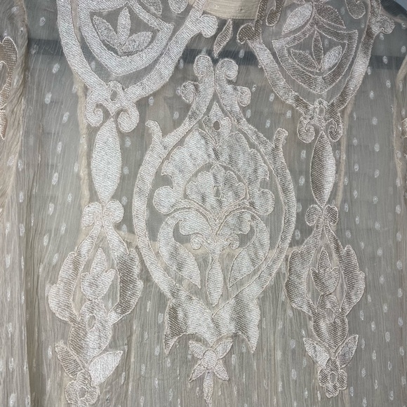 Free People Pink Coquette Bell-Sleeve Mini Dress - Picture 4 of 6